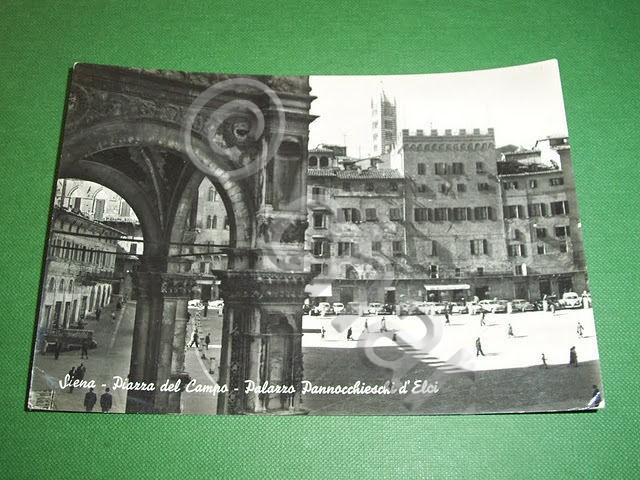 Cartolina Siena - Piazza del Campo - Palazzo Pannocchieschi d' …