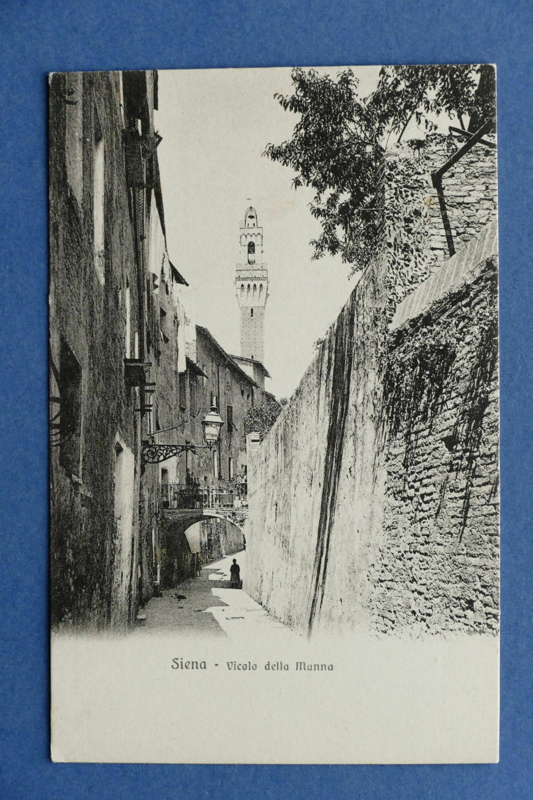 Cartolina Siena - Vicolo della Manna - 1910 ca..