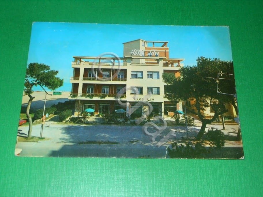 Cartolina Silvi Marina ( Teramo ) - Hotel Silvi 1985.