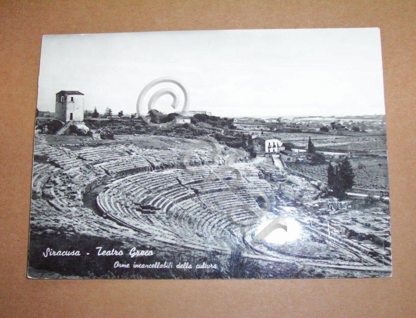 Cartolina Siracusa - Teatro Greco 1967.