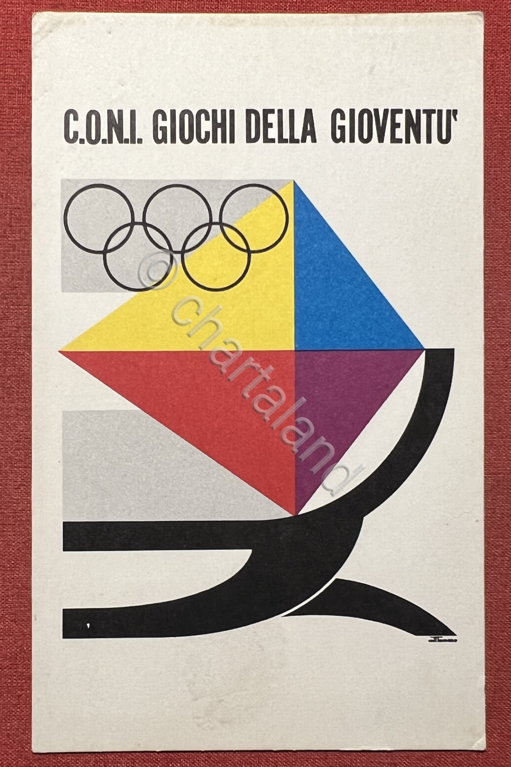 Cartolina Sport - C. O. N. I. Giochi della Gioventù …