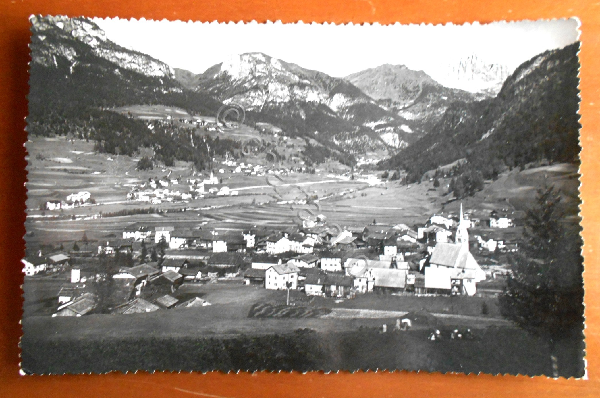 Cartolina Strada delle Dolomiti Pozza - Perra - 1940 ca.