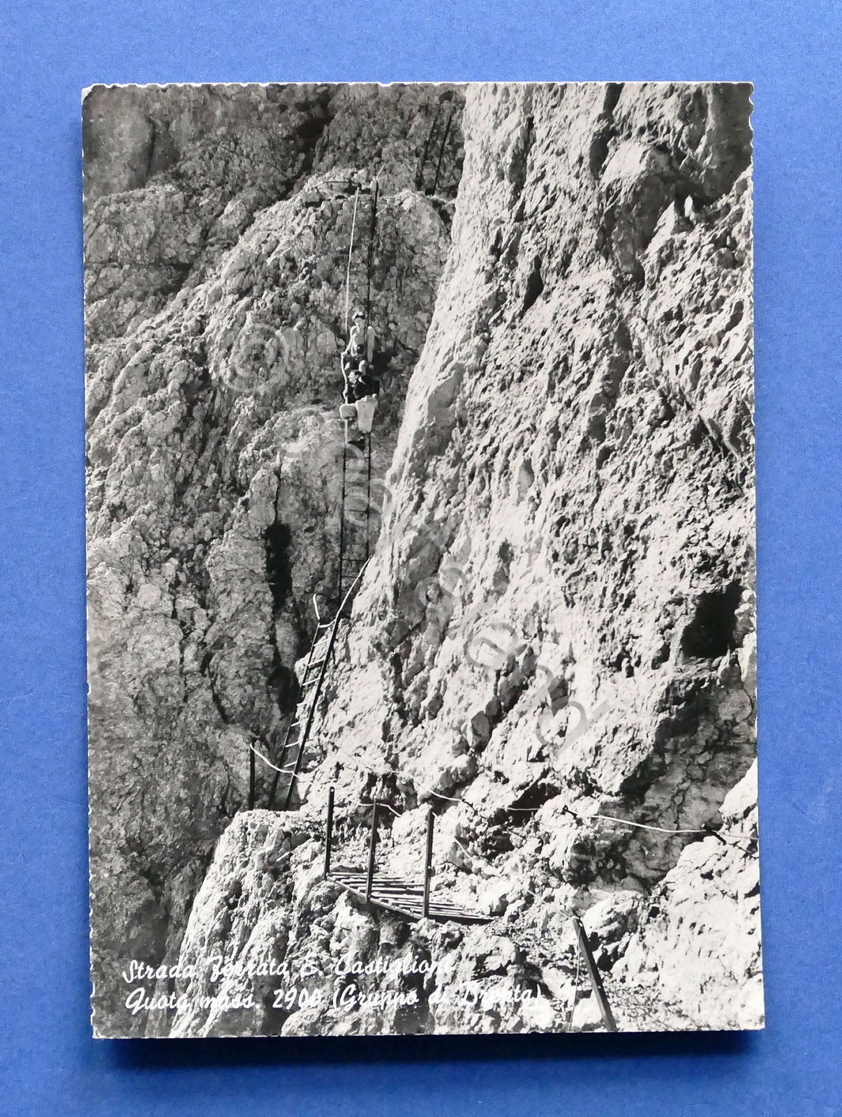 Cartolina Strada Ferrata E. Castiglioni - Gruppo di Brenta - …