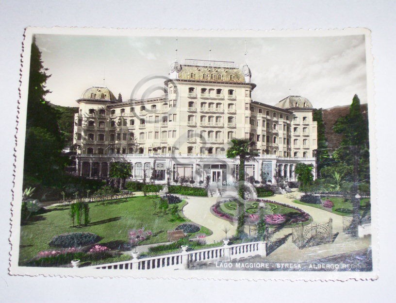 Cartolina Stresa (Lago Maggiore) - Albergo Regina 1951