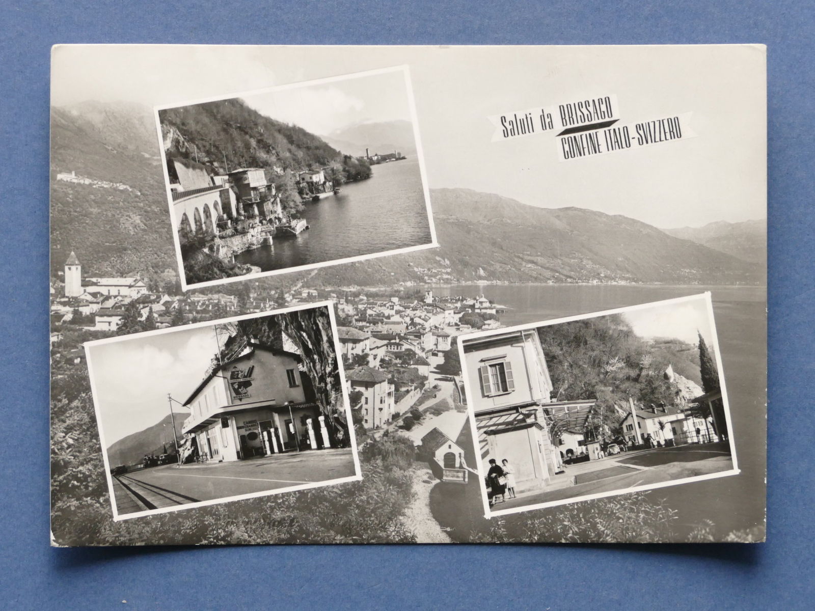Cartolina Svizzera - Brissago - Confine italo-svizzero - Varie vedute …