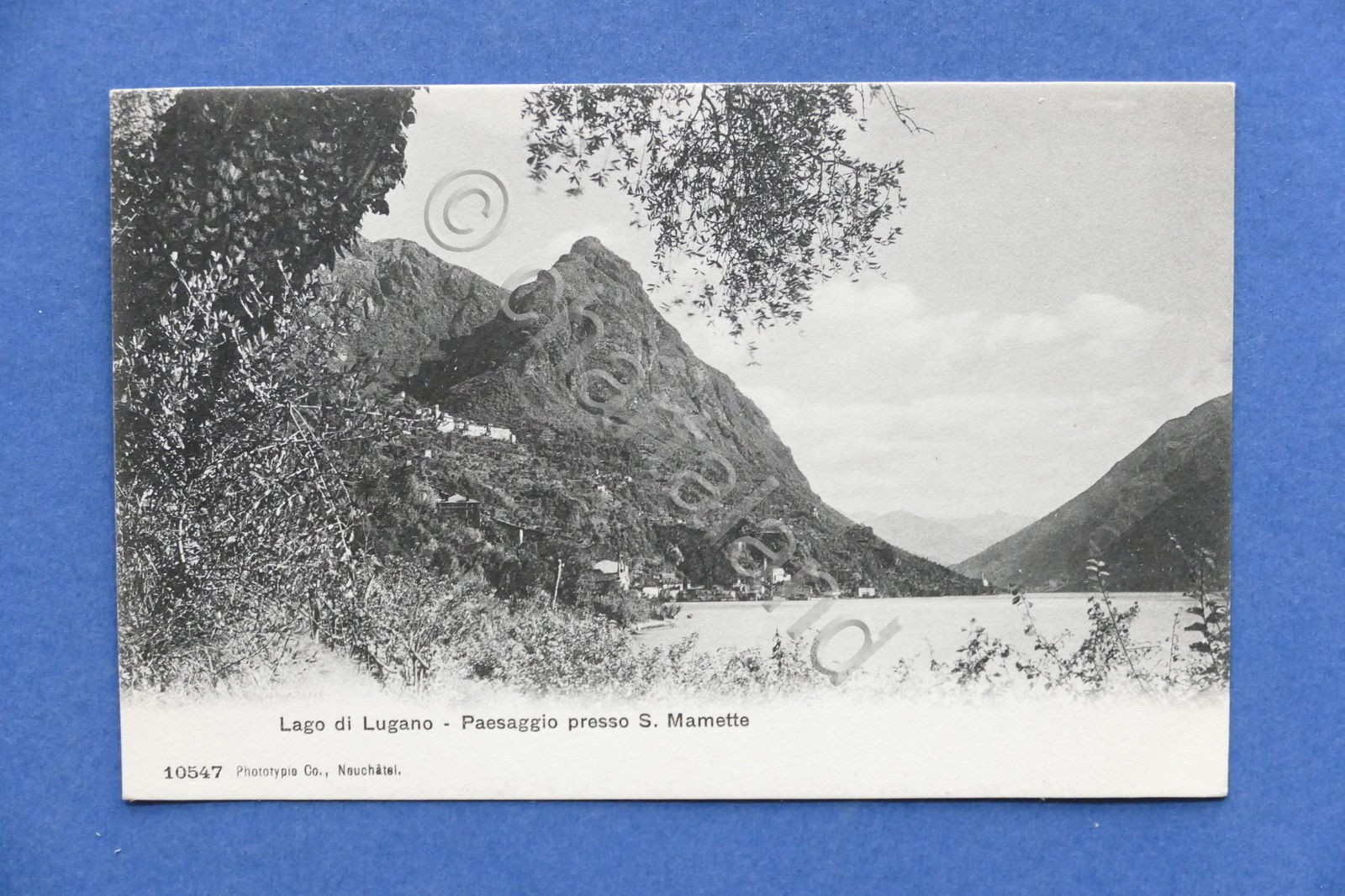 Cartolina Svizzera - Lago di Lugano - Paesaggio presso S. …