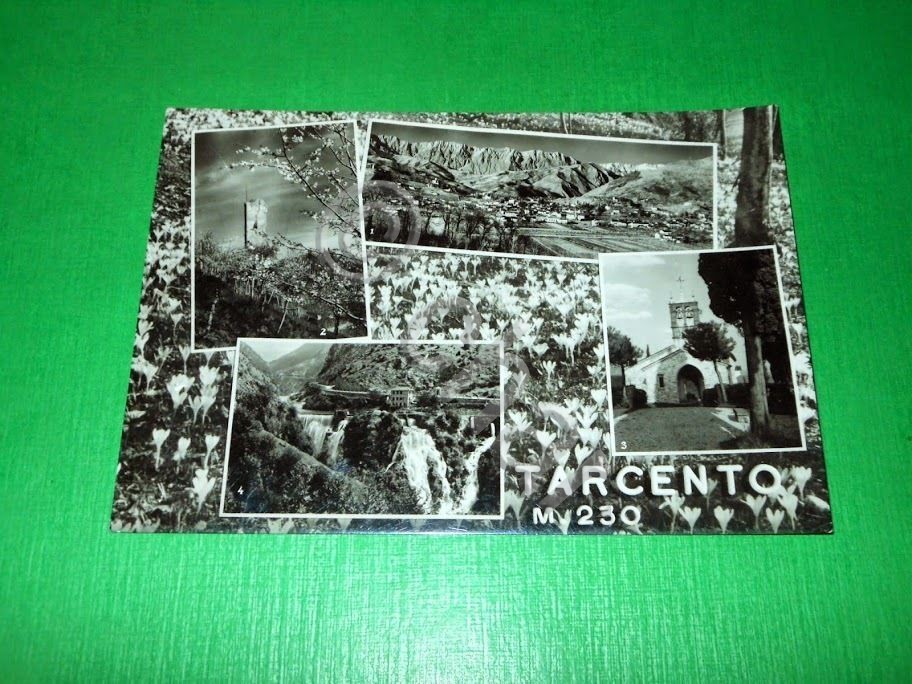 Cartolina Tarcento - Vedute diverse 1959.