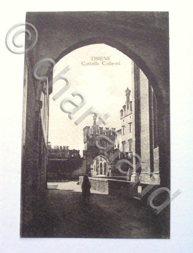 Cartolina Thiene - Castello Colleoni 1930 ca.