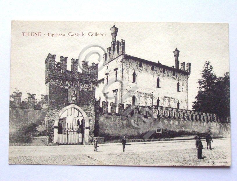 Cartolina Thiene - Ingresso Castello Colleoni 1930 ca.