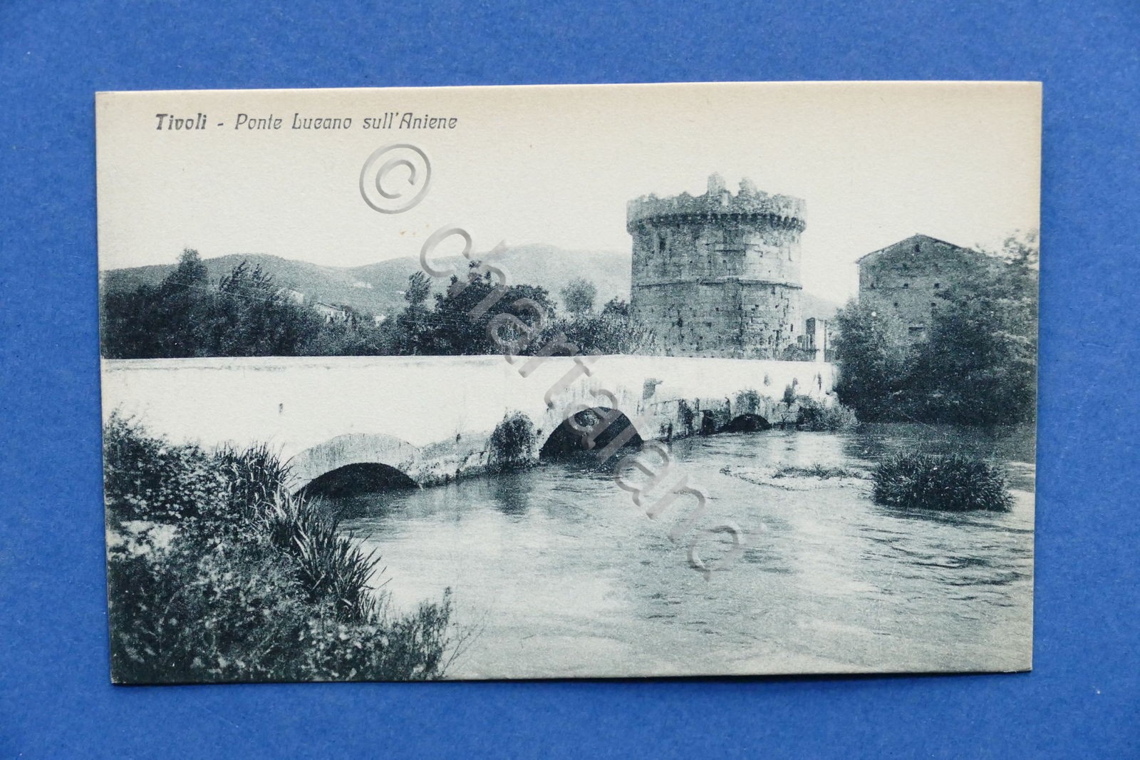 Cartolina Tivoli - Ponte Lucano sull'Aniene - 1910 ca..
