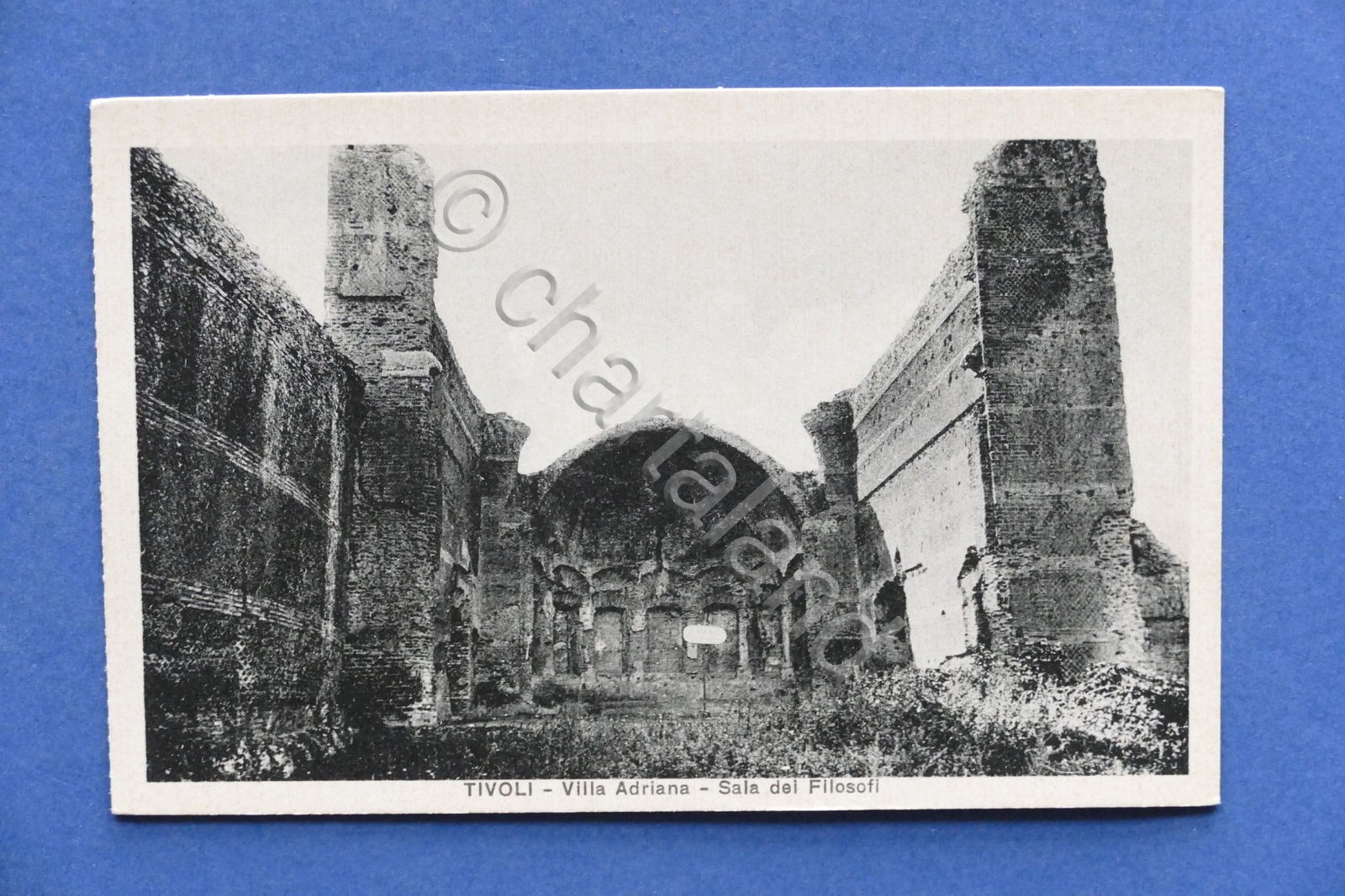 Cartolina Tivoli - Villa Adriana - Sala dei Filosofi - …