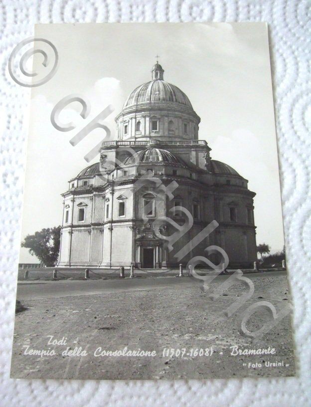 Cartolina Todi - Tempio della Consolazione 1950 ca.