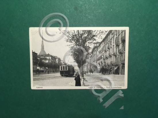Cartolina Torino - Corso S. Maurizio e Mole Antonelliana - …