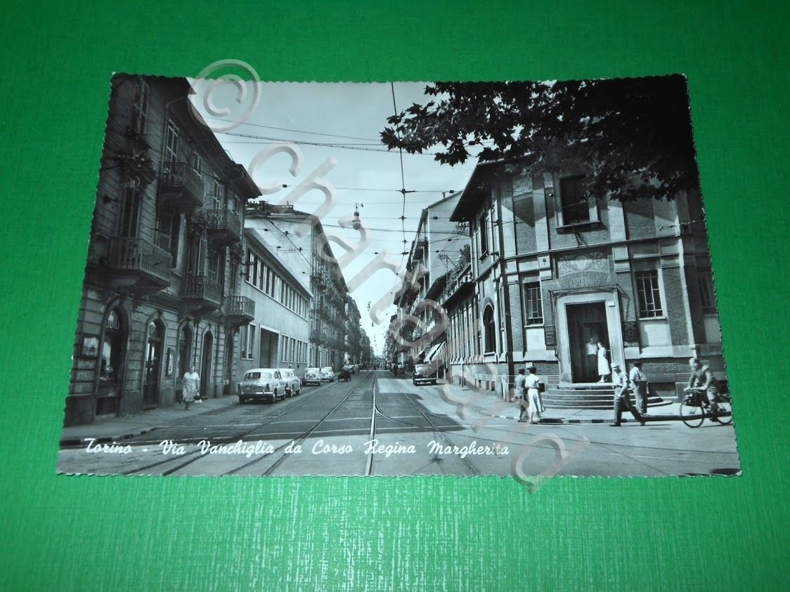 Cartolina Torino - Via Vanchiglia da Corso Regina Margherita 1950 …