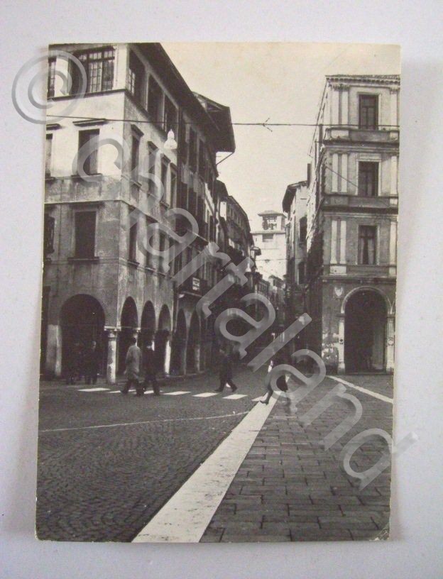 Cartolina Treviso - Via Calamaggiore 1981.