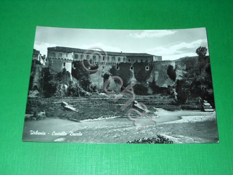 Cartolina Urbania - Castello Ducale 1955 ca