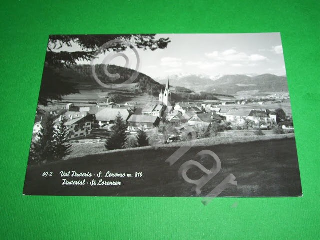 Cartolina Val Pusteria - San Lorenzo - Panorama 1968