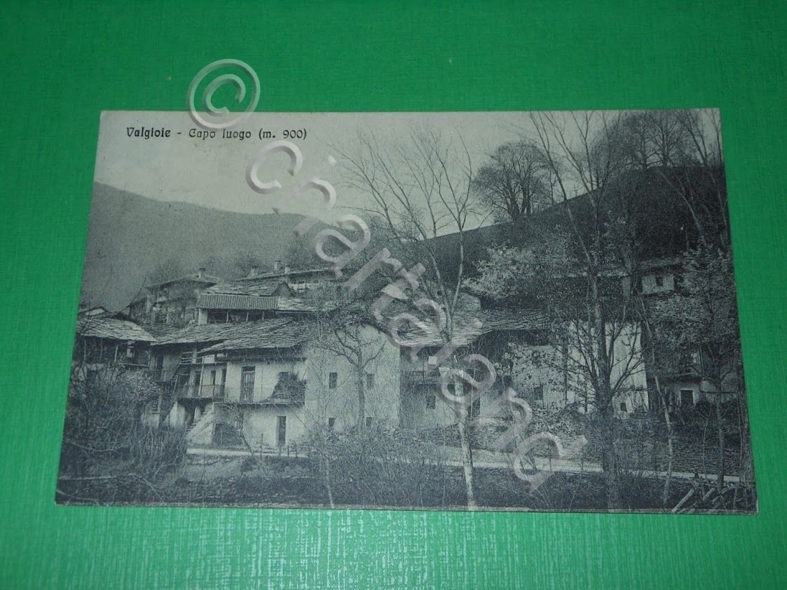 Cartolina Valgioie ( Torino ) - Capo luogo 1914.
