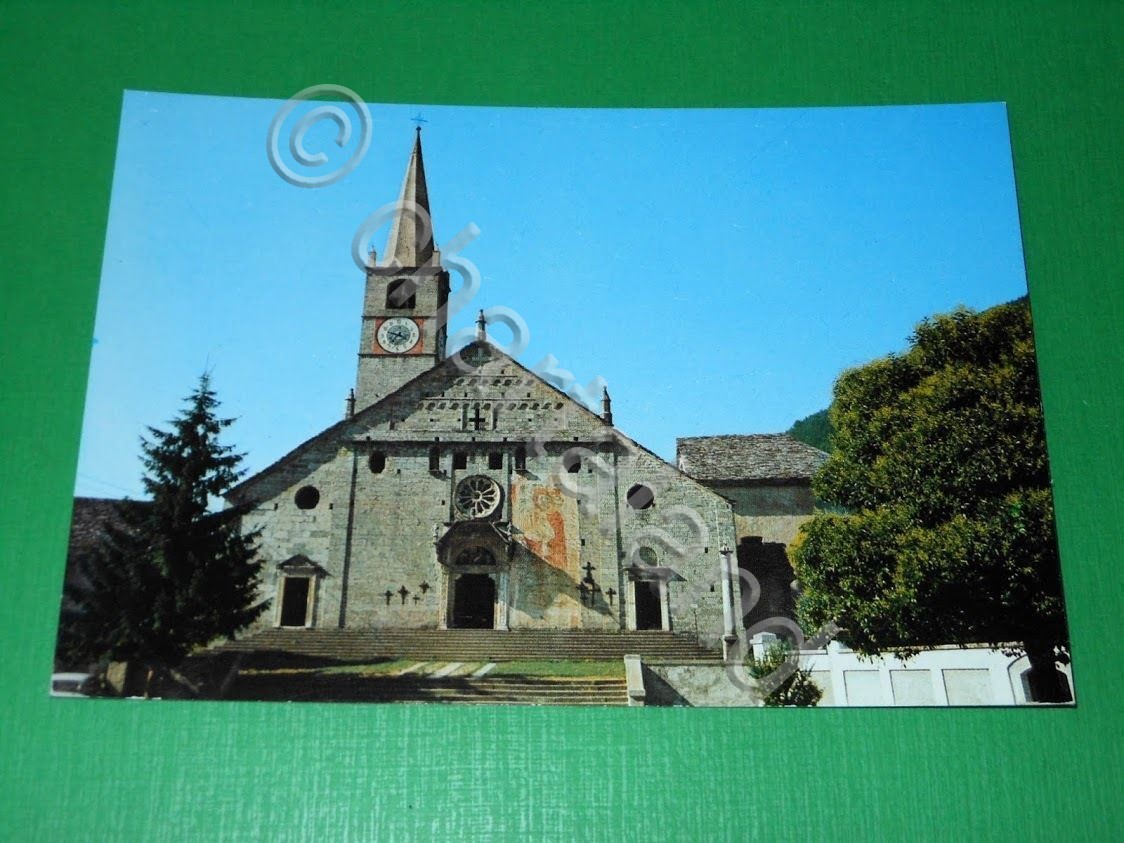 Cartolina Valle Antigorio Baceno - La Parrocchia 1970 ca.