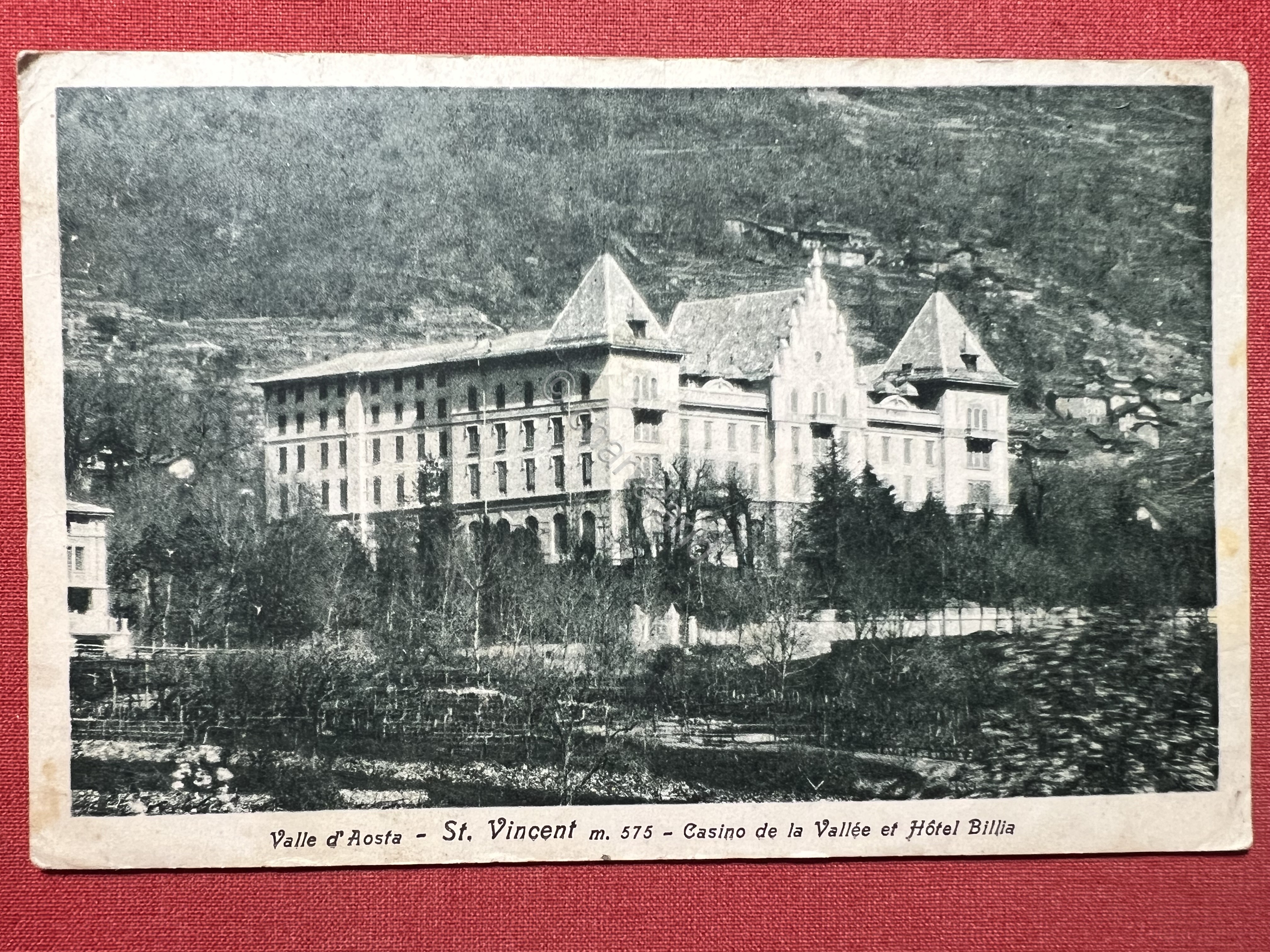 Cartolina Valle d'Aosta - St. Vincent - Casino de la …