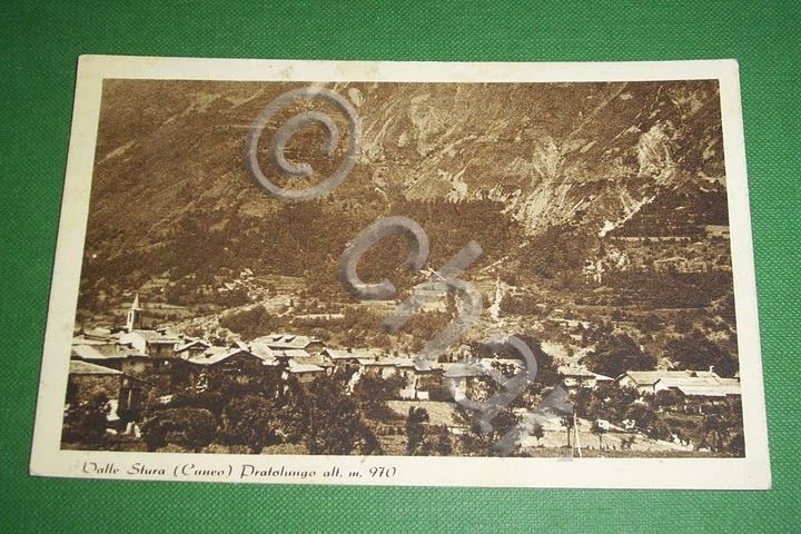 Cartolina Valle Stura ( Cuneo ) - Pratolungo - Panorama …
