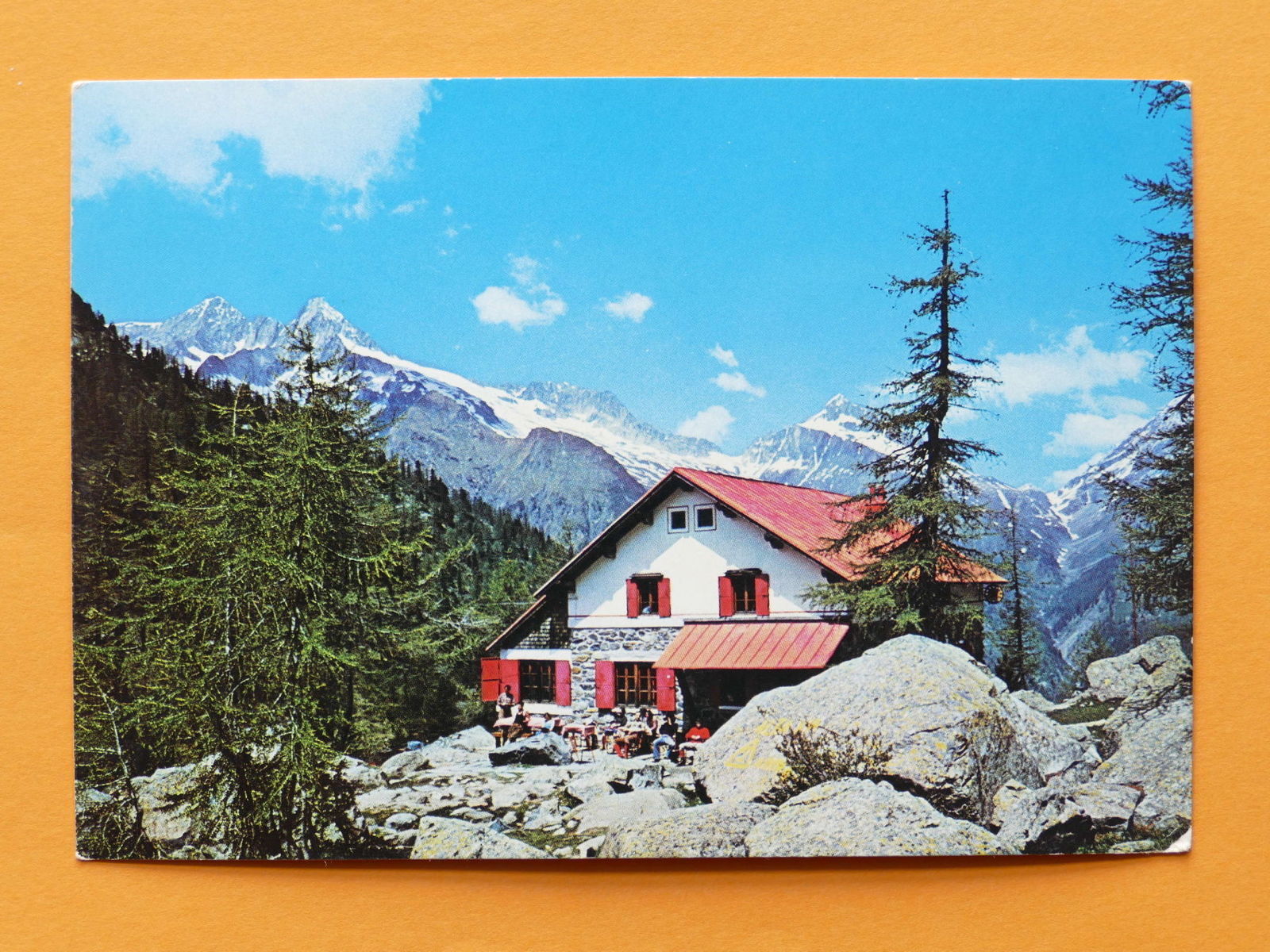 Cartolina Valmalenco - La Capanna Porro - 1960 ca..