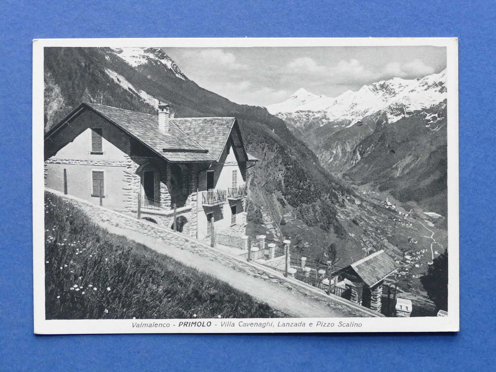 Cartolina Valmalenco - Primolo - Villa Cavenaghi - Lanzada e …