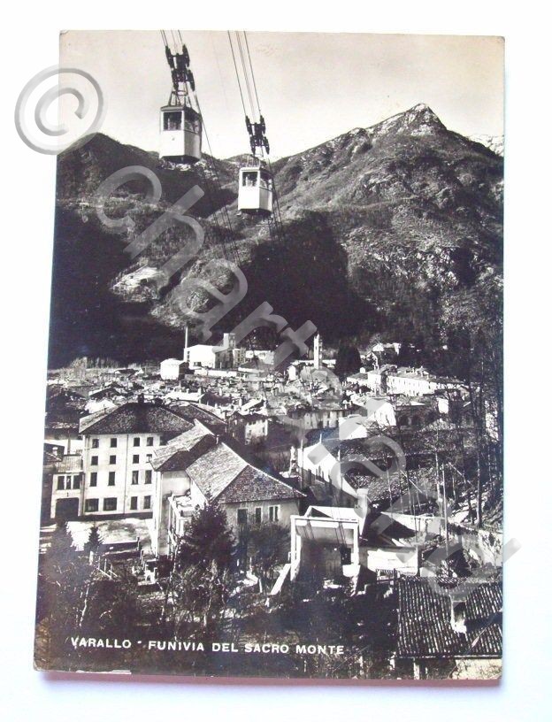 Cartolina Varallo - Funivia del Sacro Monte 1950 ca.
