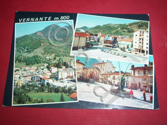 Cartolina Vernate (Cuneo) - Valle Vermenagna 1974.