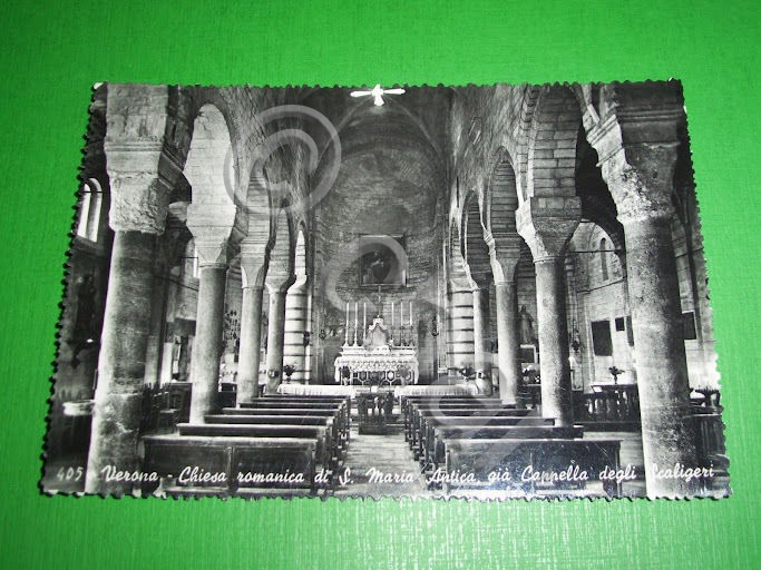 Cartolina Verona - Chiesa Romanica di S. Maria Antica 1950 …