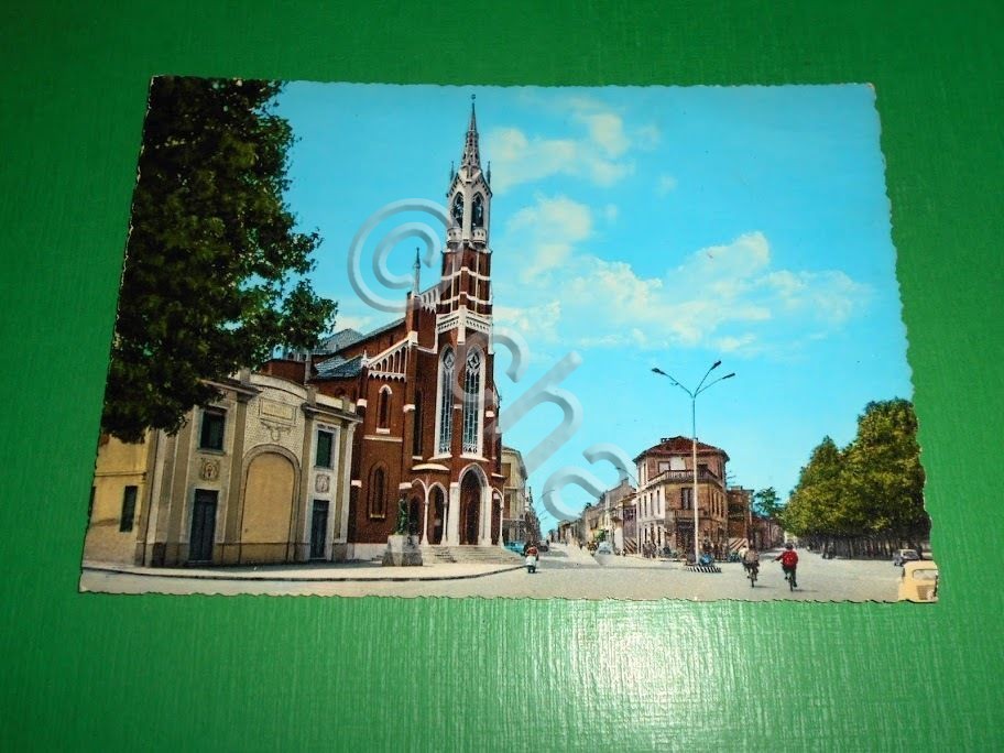 Cartolina Vigevano - Chiesa Madonna di Pompei 1960 ca.