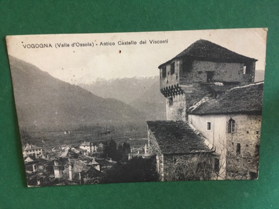 Cartolina Vogogna - Valle D'Ossola - Antico Castello Dei Visconti …