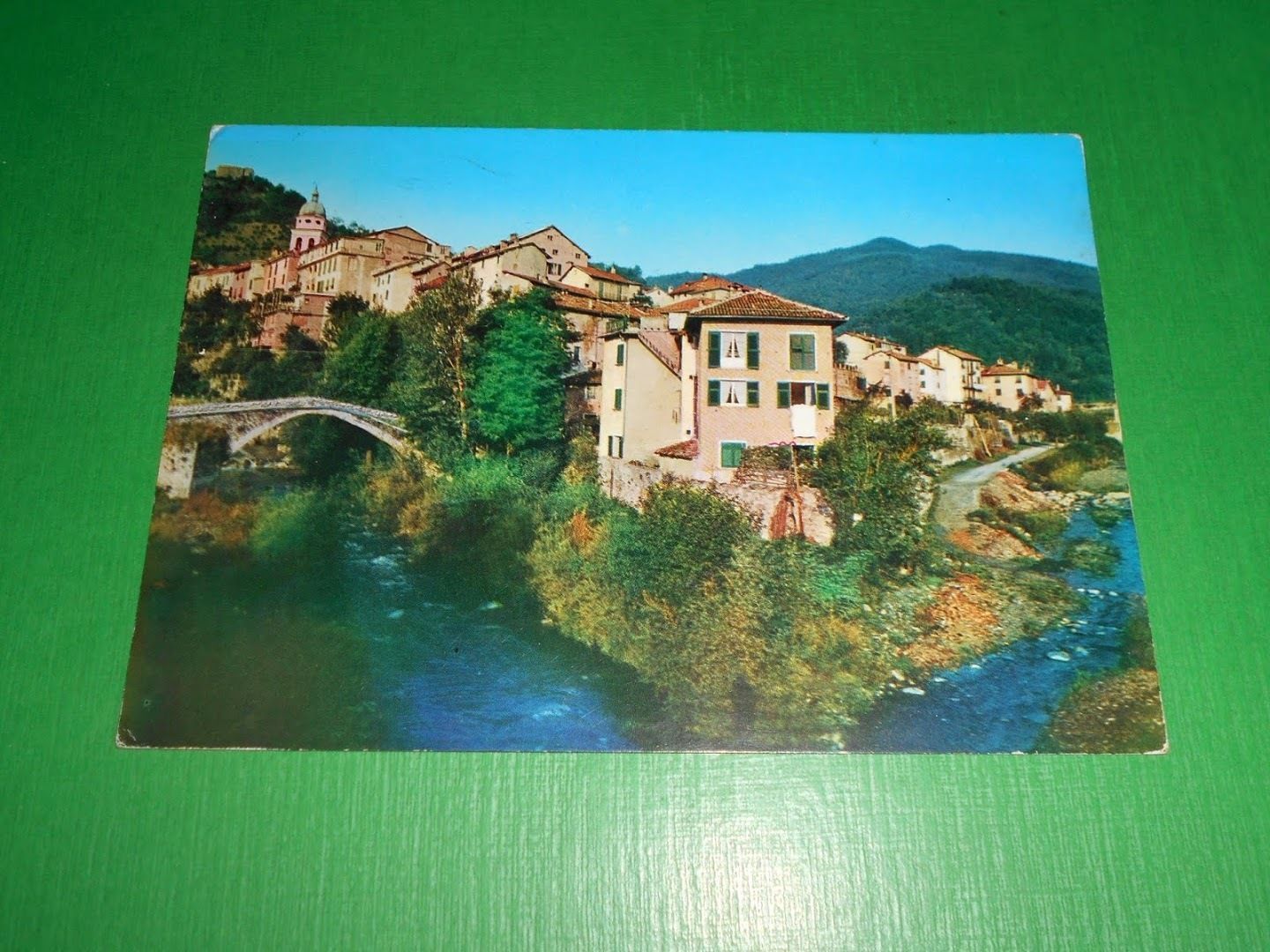 Cartolina Voltaggio ( Alessandria ) - Scorcio panoramico e Ponte …