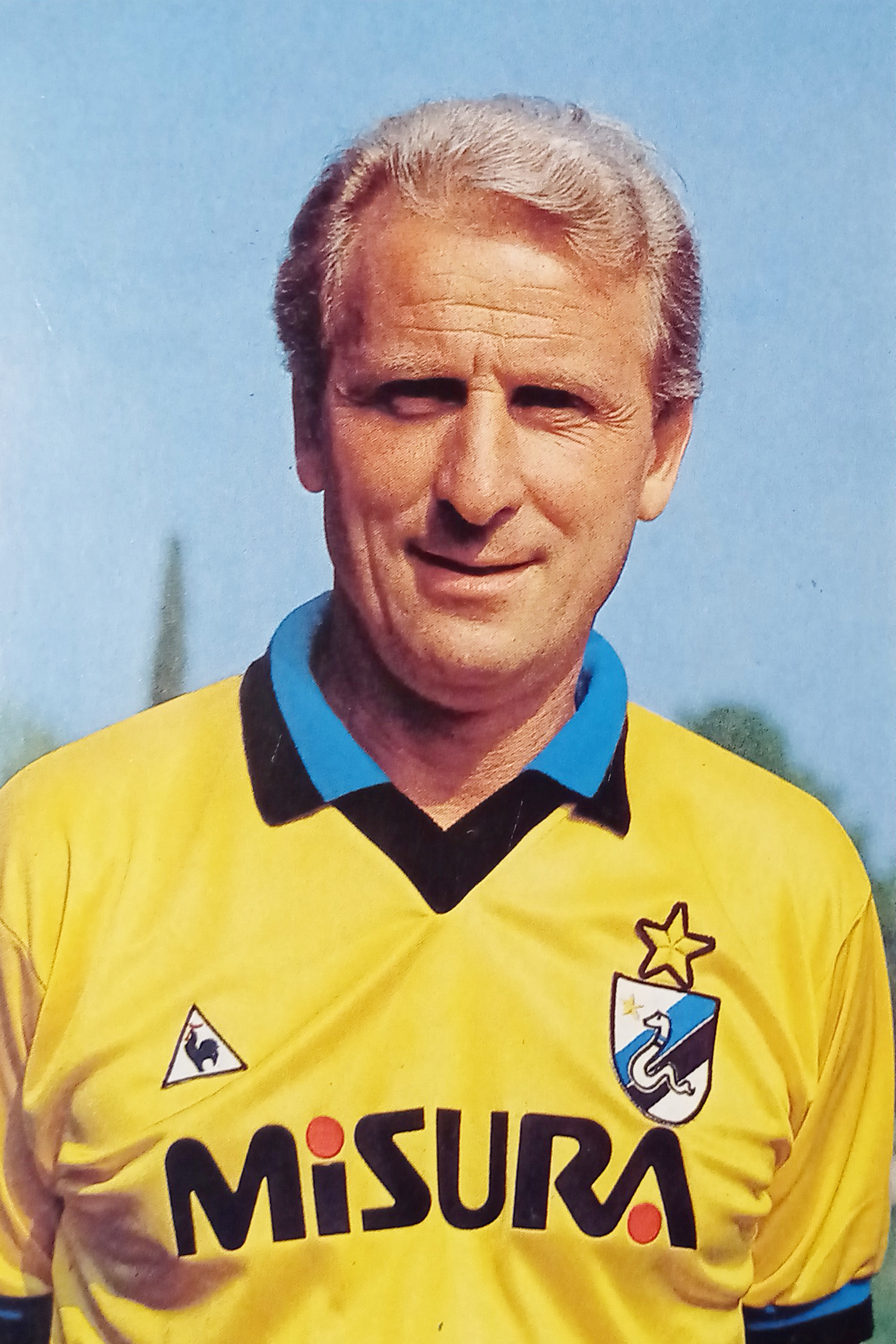 Cartoncino Fotografico Sport Calcio - Allenatore Giovanni Trapattoni - Anni …