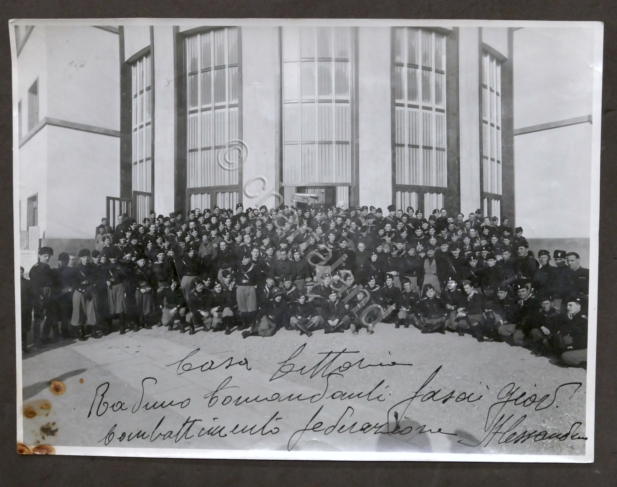 Casa Littoria di Alessandria - Fotografia Raduno Comandanti Fasci Combattimento