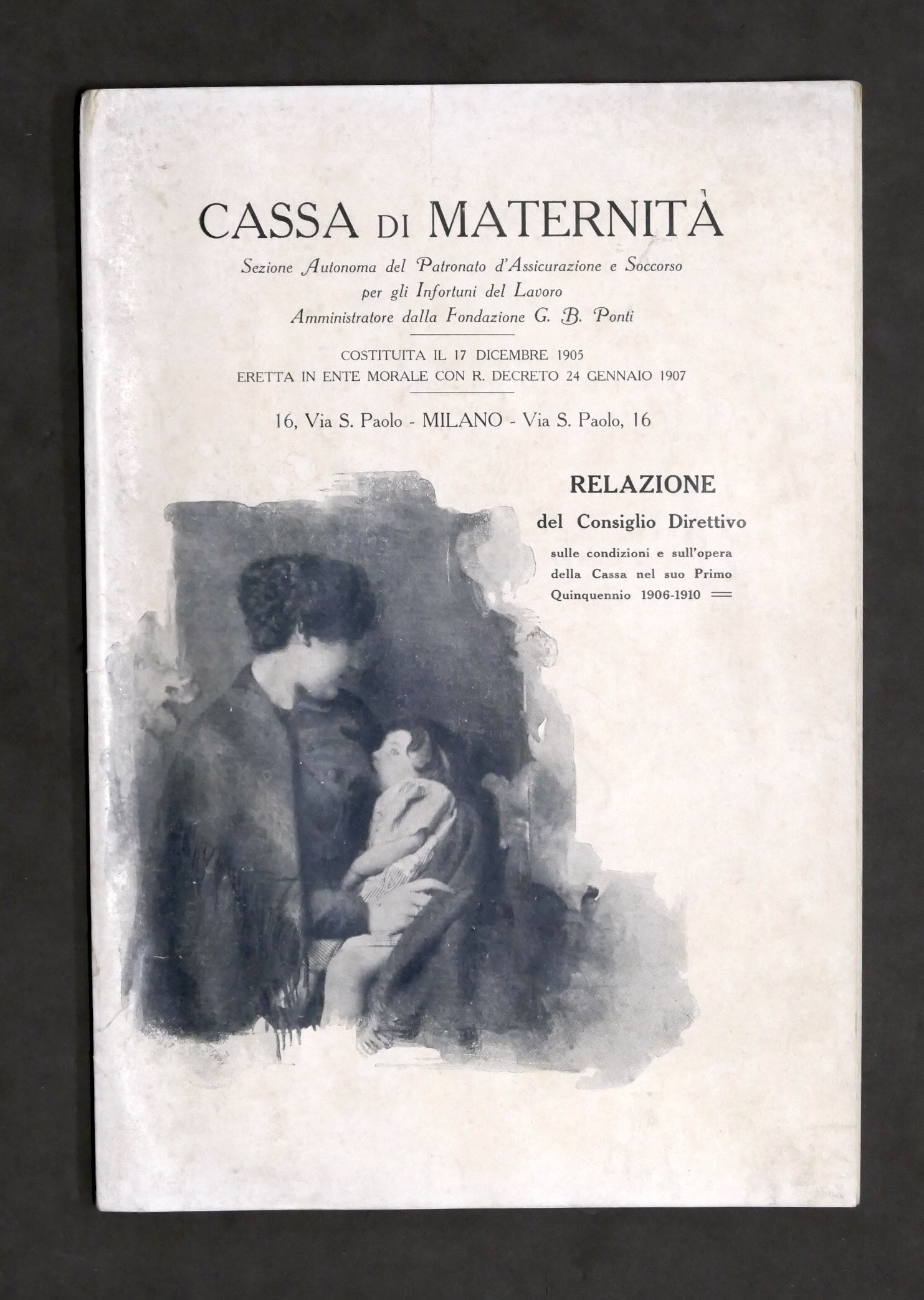 Cassa di Maternità - Milano - Relazione Consiglio Direttivo - …