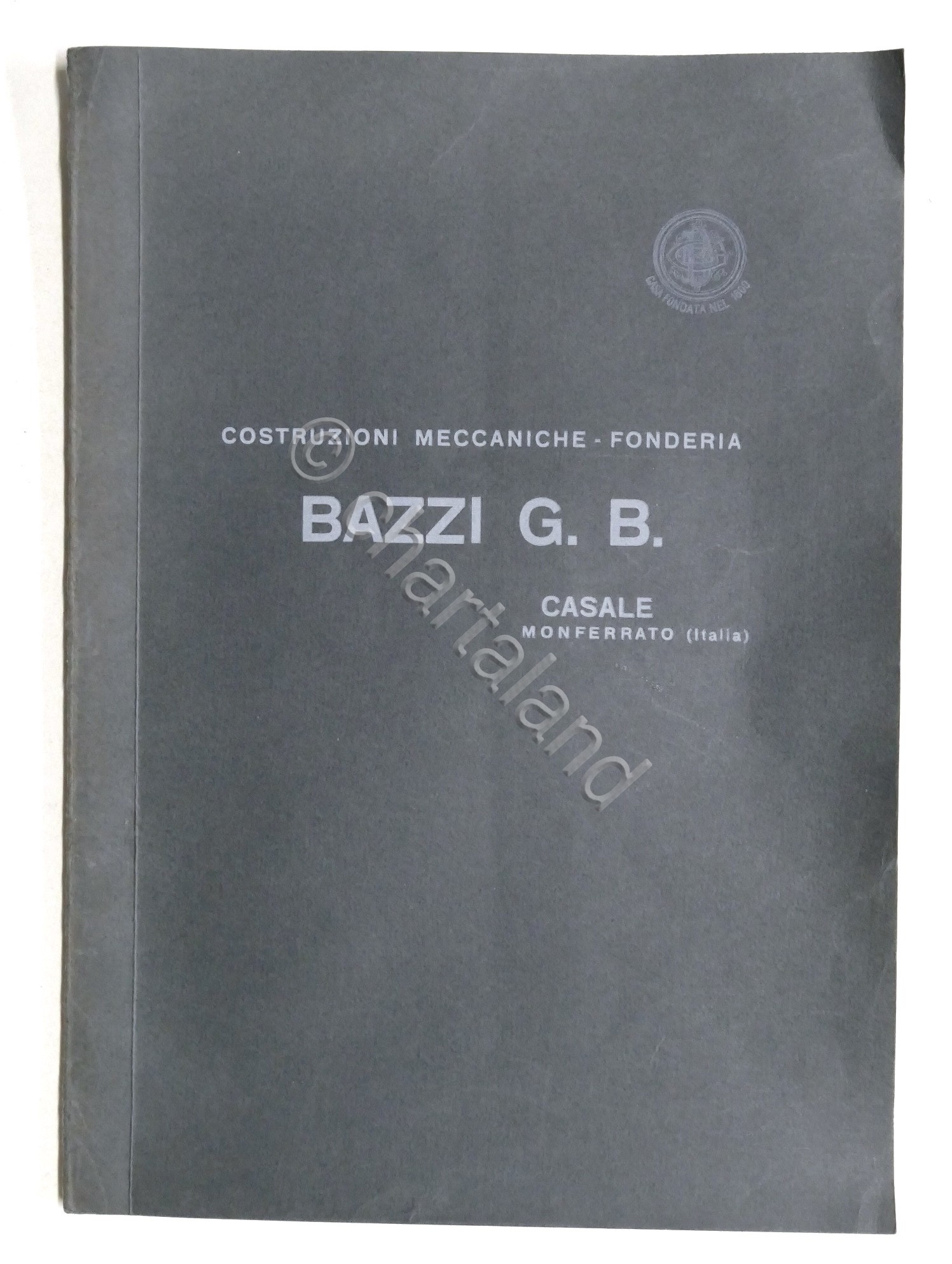 Catalogo - G.B. Bazzi - Costruzioni meccaniche - Fonderia - …
