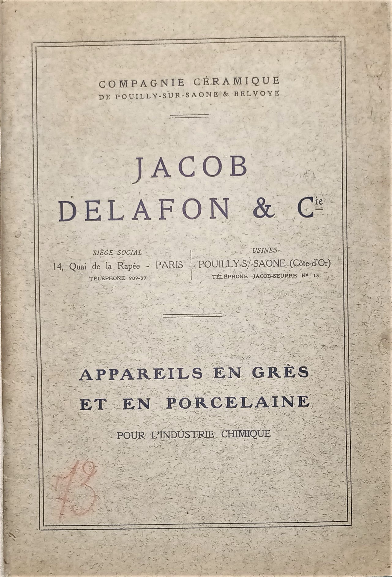 Catalogo - Jacob Delafon & C - Appareils en grès …