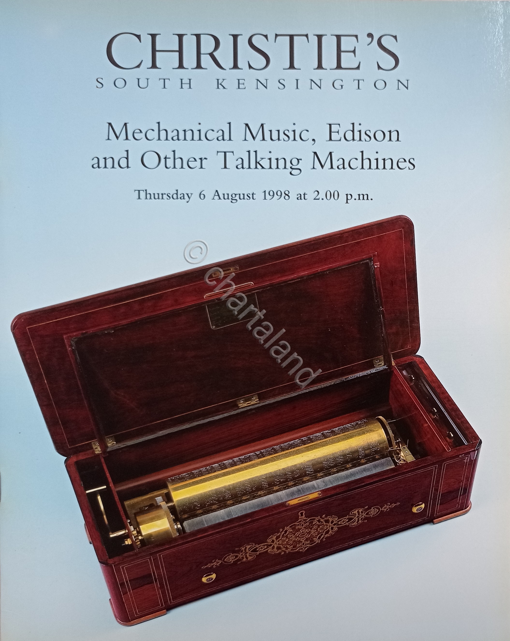 Catalogo Asta Christie's South Kensington - Mechanical Music - 6 …