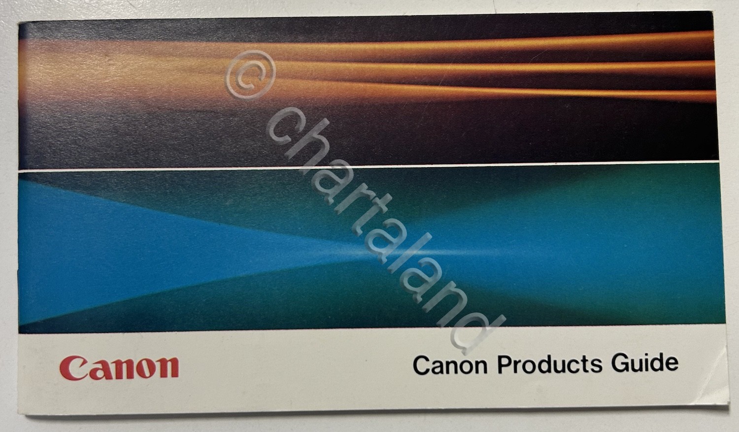 Catalogo Canon - Products guide - 1985 ca.