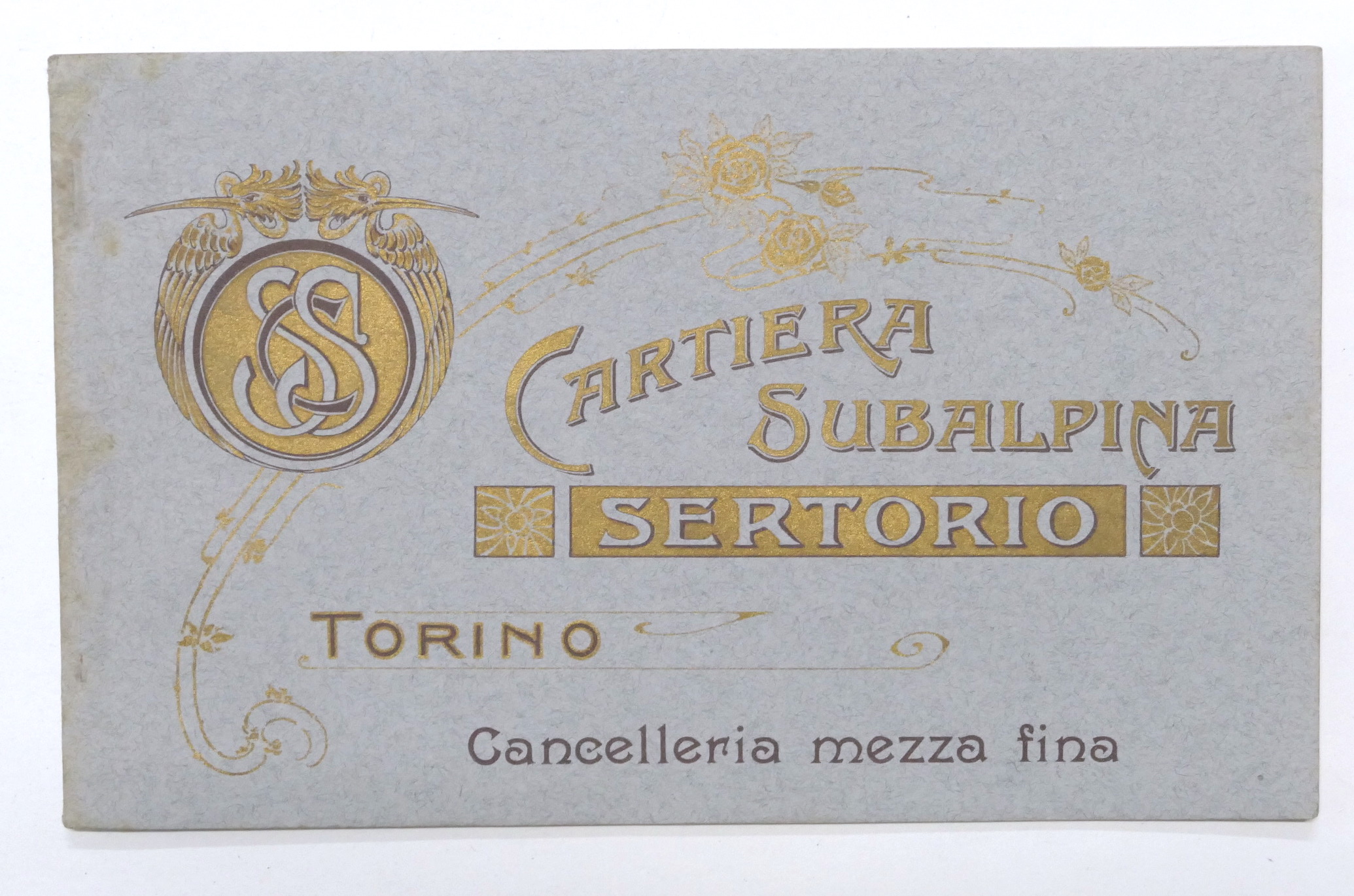 Catalogo Cartiera Subalpina Sertorio Torino - Cancelleria mezza fina - …