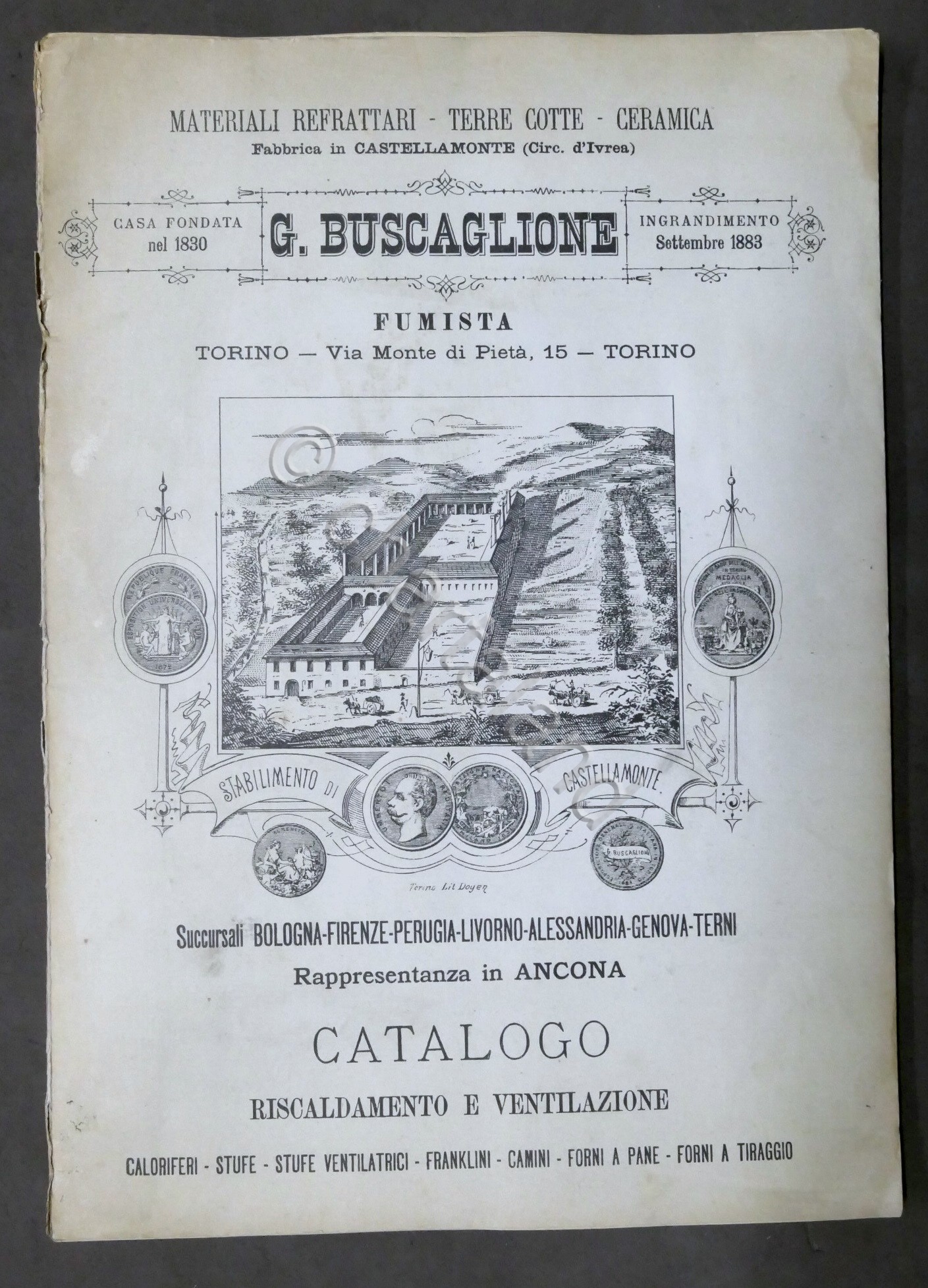 Catalogo G. Buscaglione fumista - Torino - Riscaldamento e ventilazione …