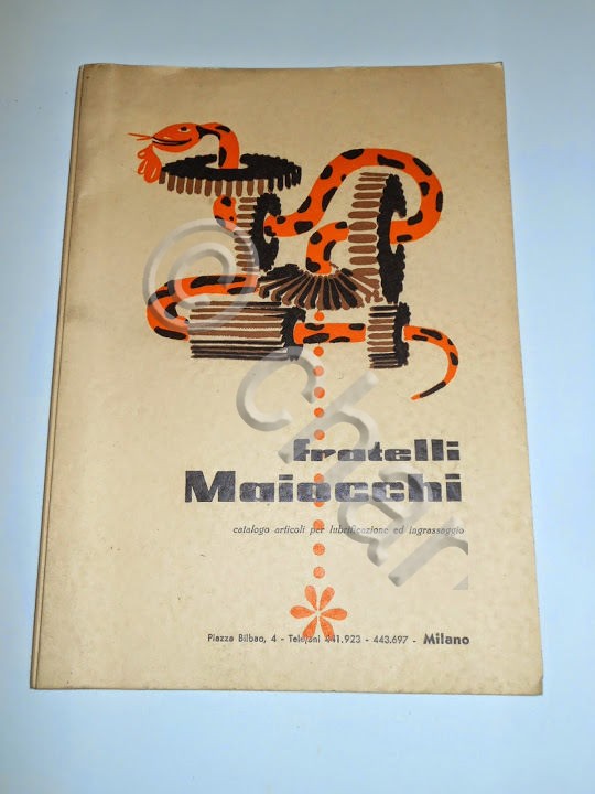 Catalogo illustrato Articoli Lubrificazione e ingrassaggio Maiocchi Milano 1950