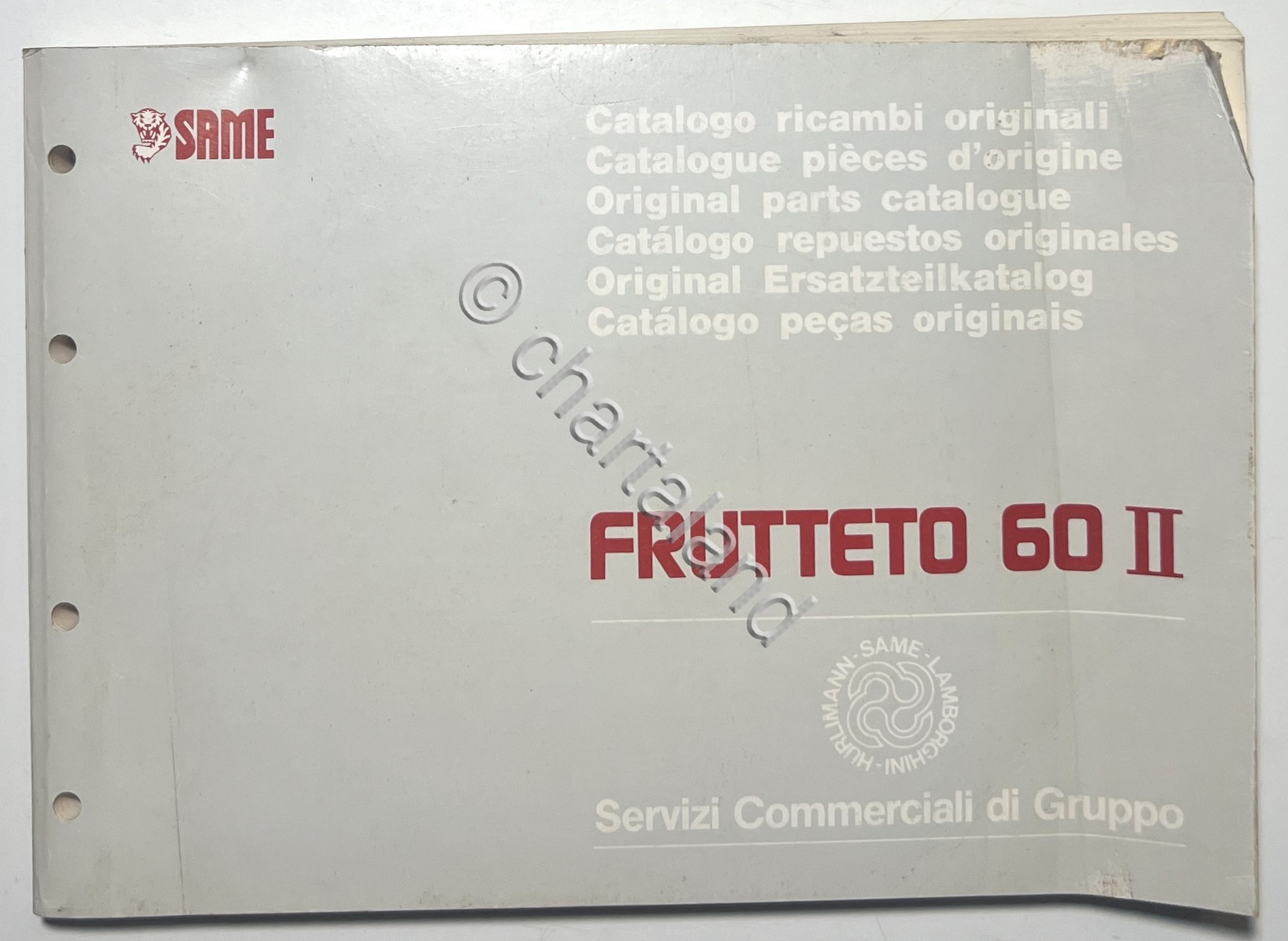 Catalogo Parti di Ricambi Originali SAME Trattori - Frutteto 60 …