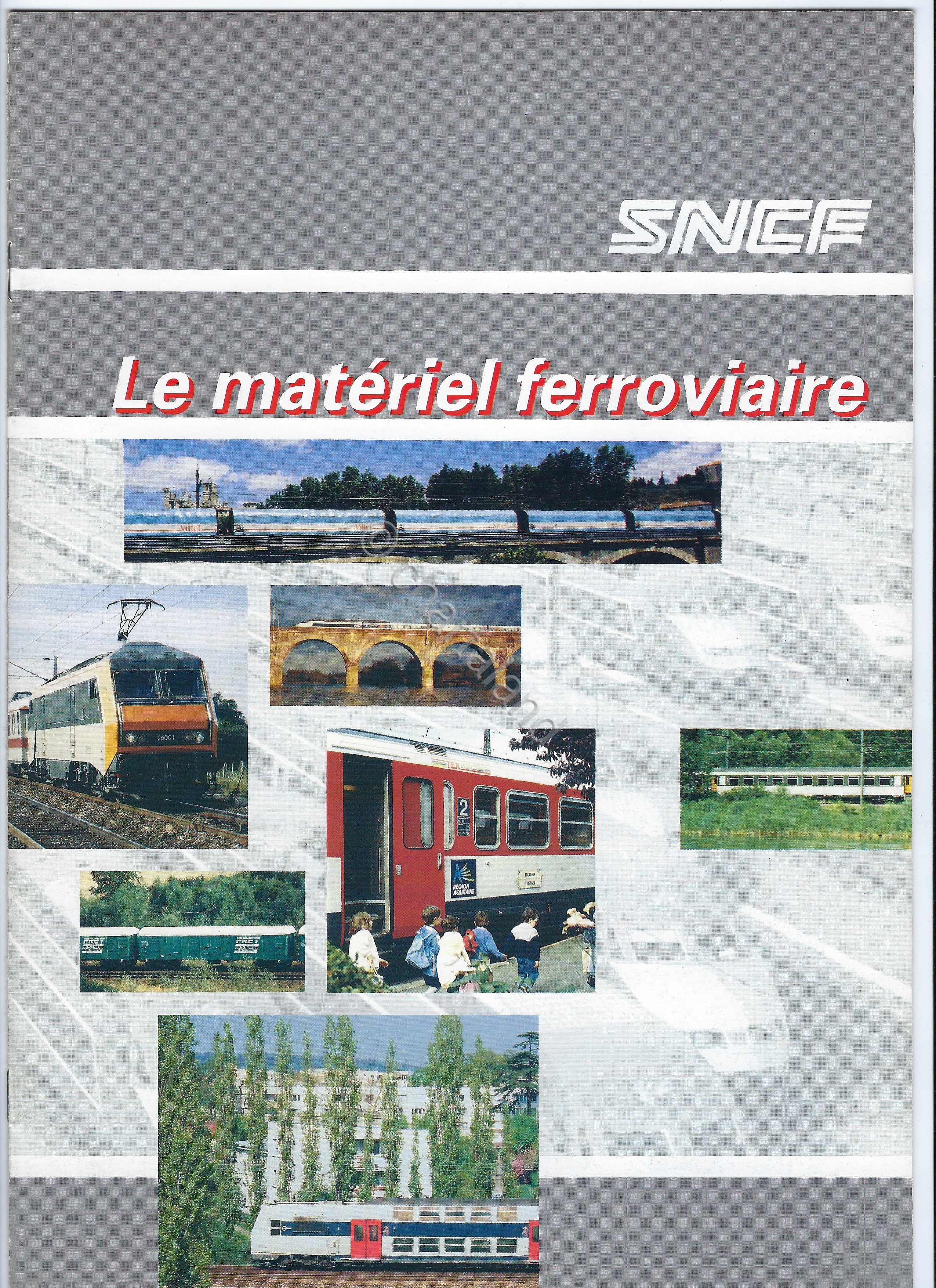 Catalogo pubblicitario SNCF Le materiel ferroviaire 1991