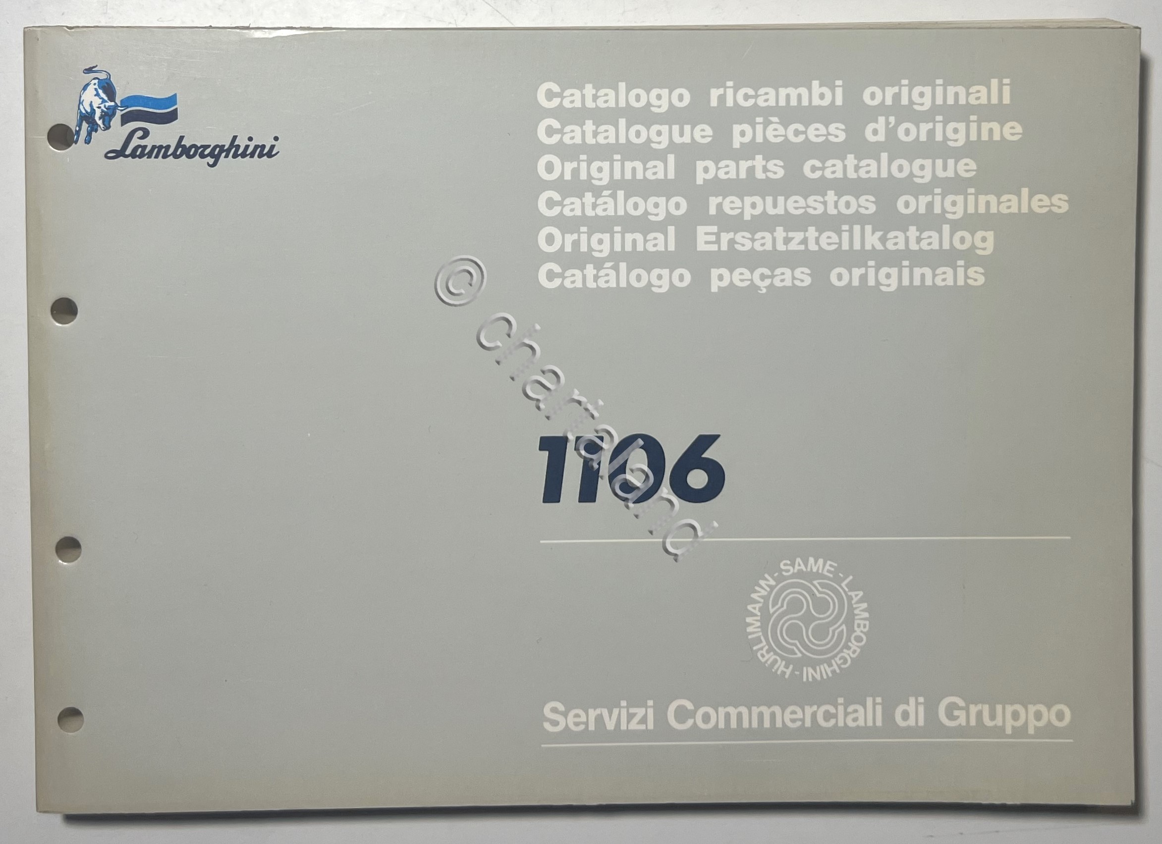 Catalogo Ricambi Originali Lamborghini Trattori - 1106 - ed. 1989