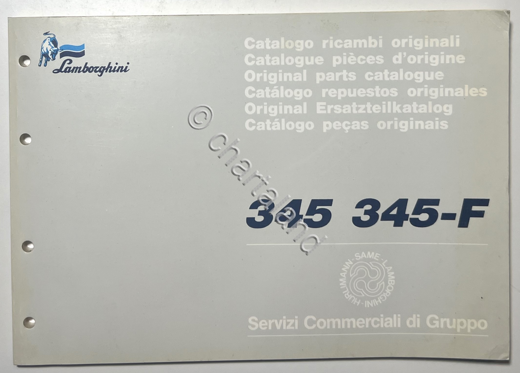 Catalogo Ricambi Originali Lamborghini Trattori - 345 / 345-F - …