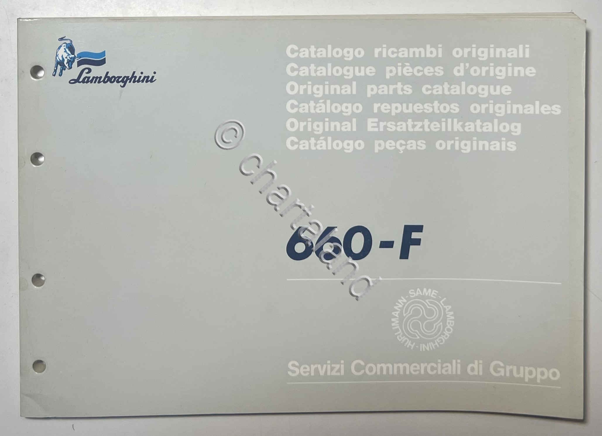 Catalogo Ricambi Originali Lamborghini Trattori - 660-F - ed. 1990