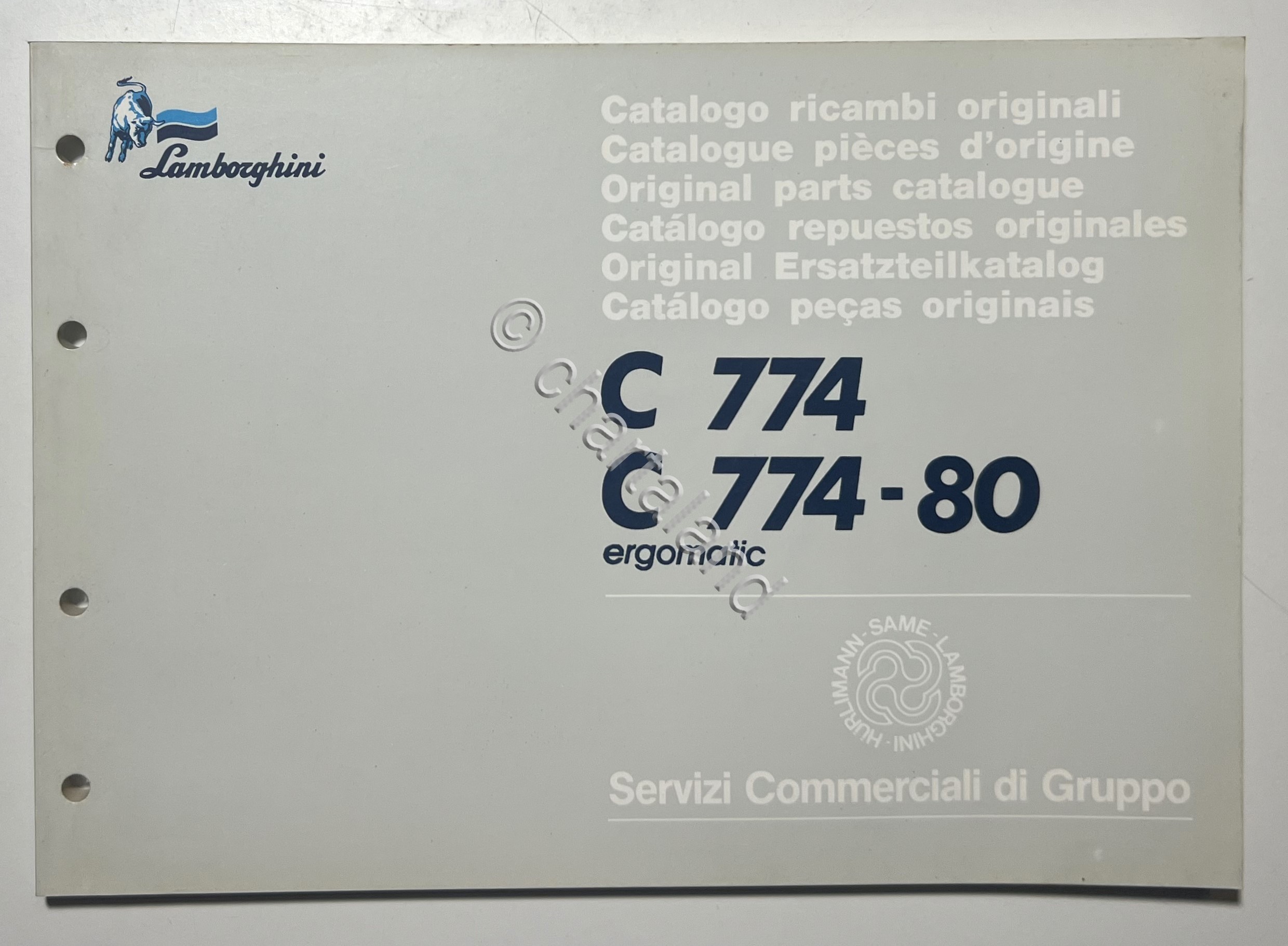 Catalogo Ricambi Originali Lamborghini Trattori - C 774 / C …