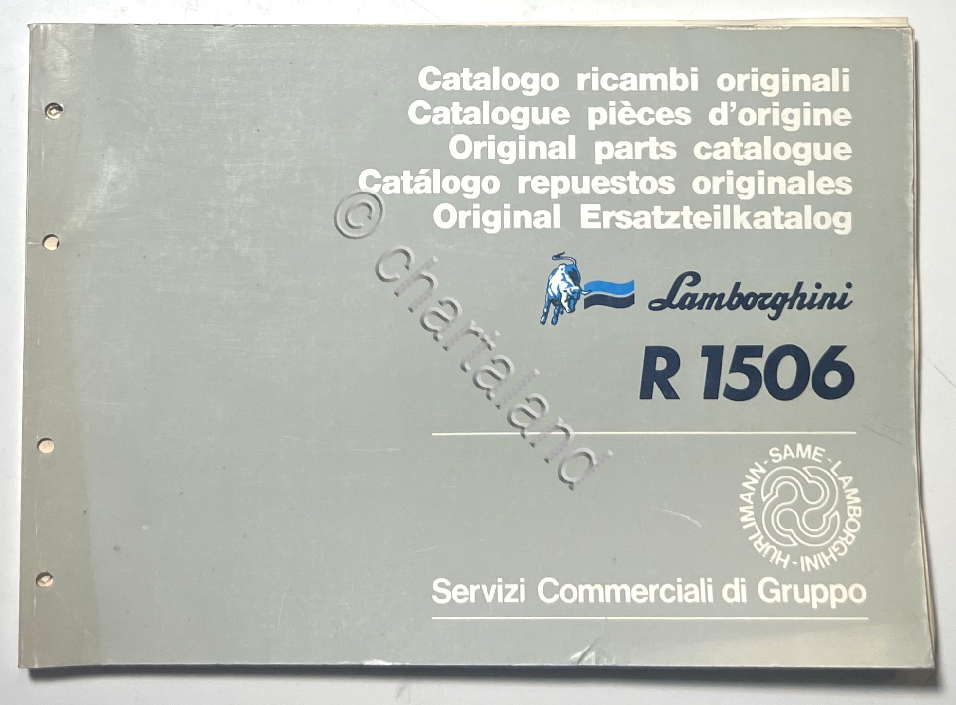 Catalogo Ricambi Originali Lamborghini Trattori - R 1506 - ed. …